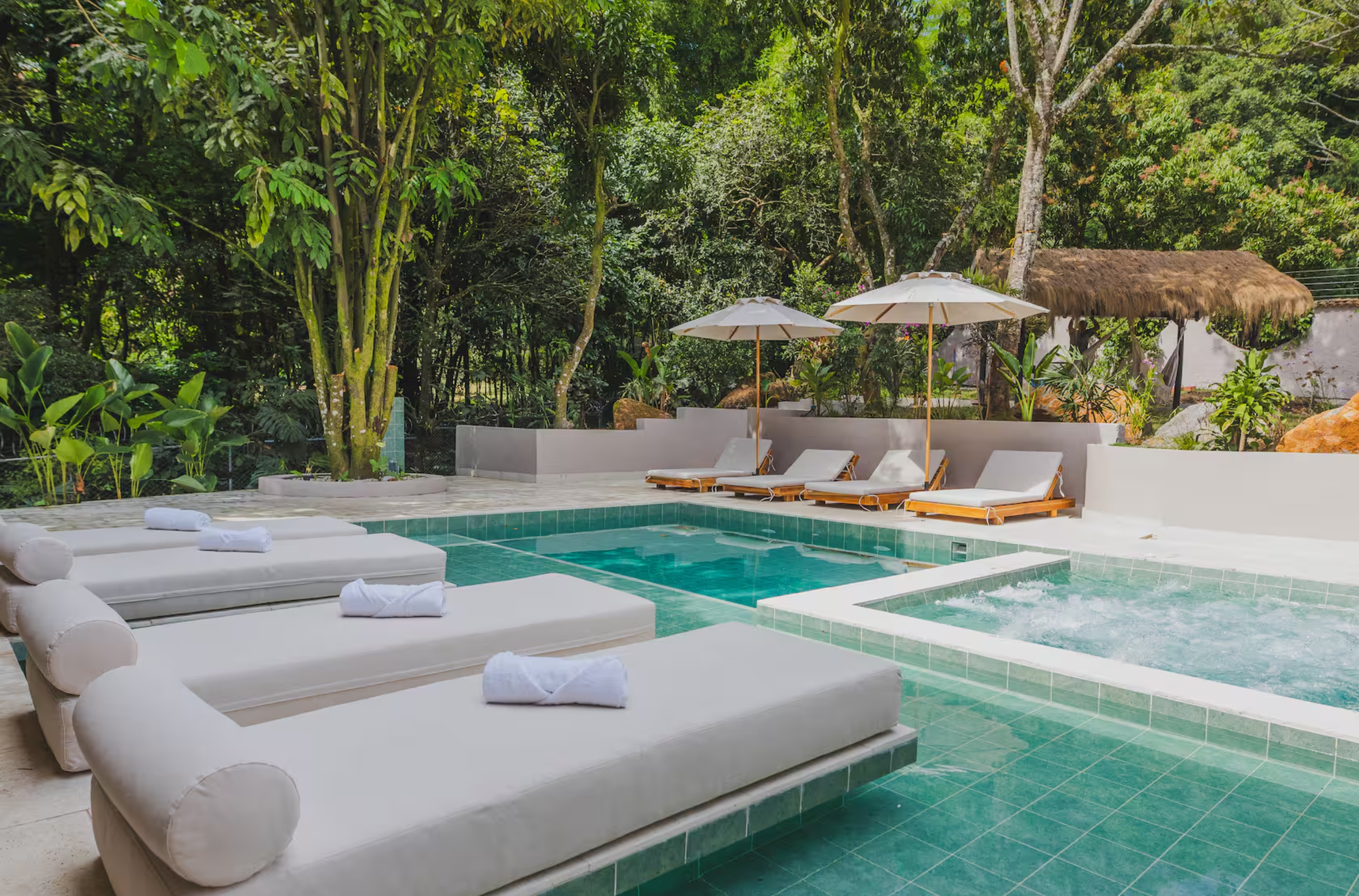 Luxury Villa Infinity Pool at Sunset